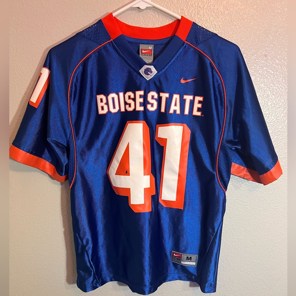 SOLD—Nike Boise State Broncos Jersey #41 – Size M